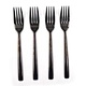 16pcs stainless steel black flatware set